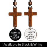 Bible verse rearview mirror cross ornament — view 6