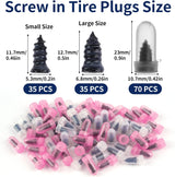 Screw on tyre plugs, 70 repair screws — view 4