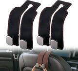 Leather car headrest double hook — view 7