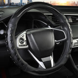 PU leather car steering wheel cover — view 2