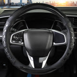 PU leather car steering wheel cover — view 3