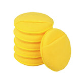 Microfibre wax applicator pads, 6 pack yellow — view 2