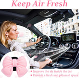 6 piece pink bow car vent clips — view 7
