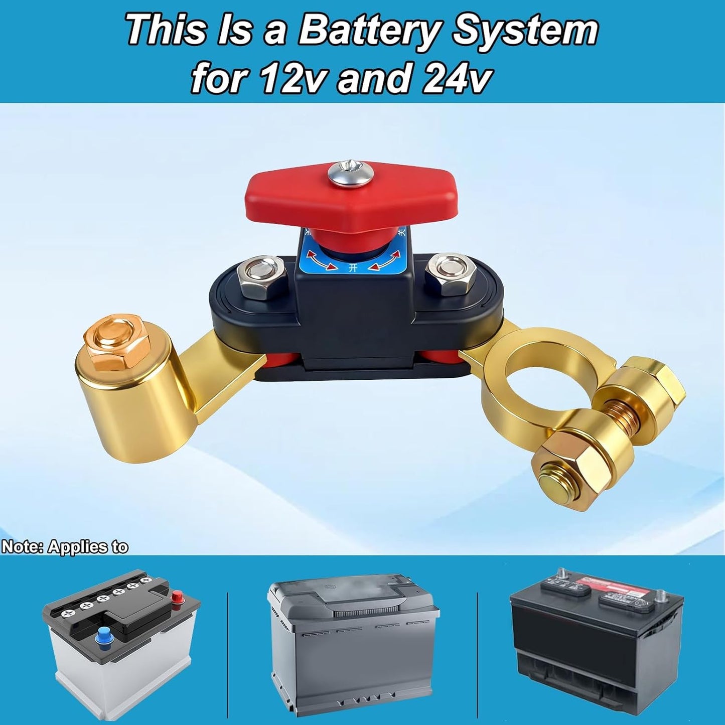 Car battery cut-off switch circuit breaker — view 5