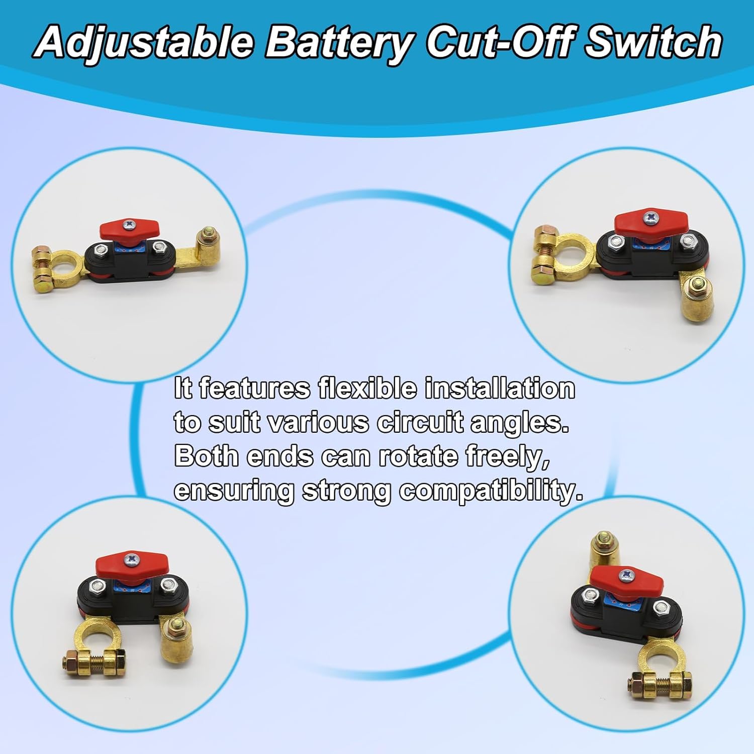 Car battery cut-off switch circuit breaker — view 7