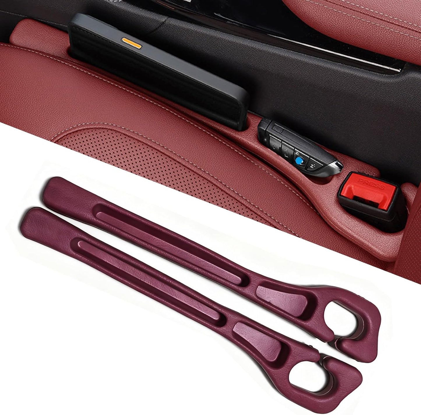 Car seat crevice filler organiser 2 pcs — view 2