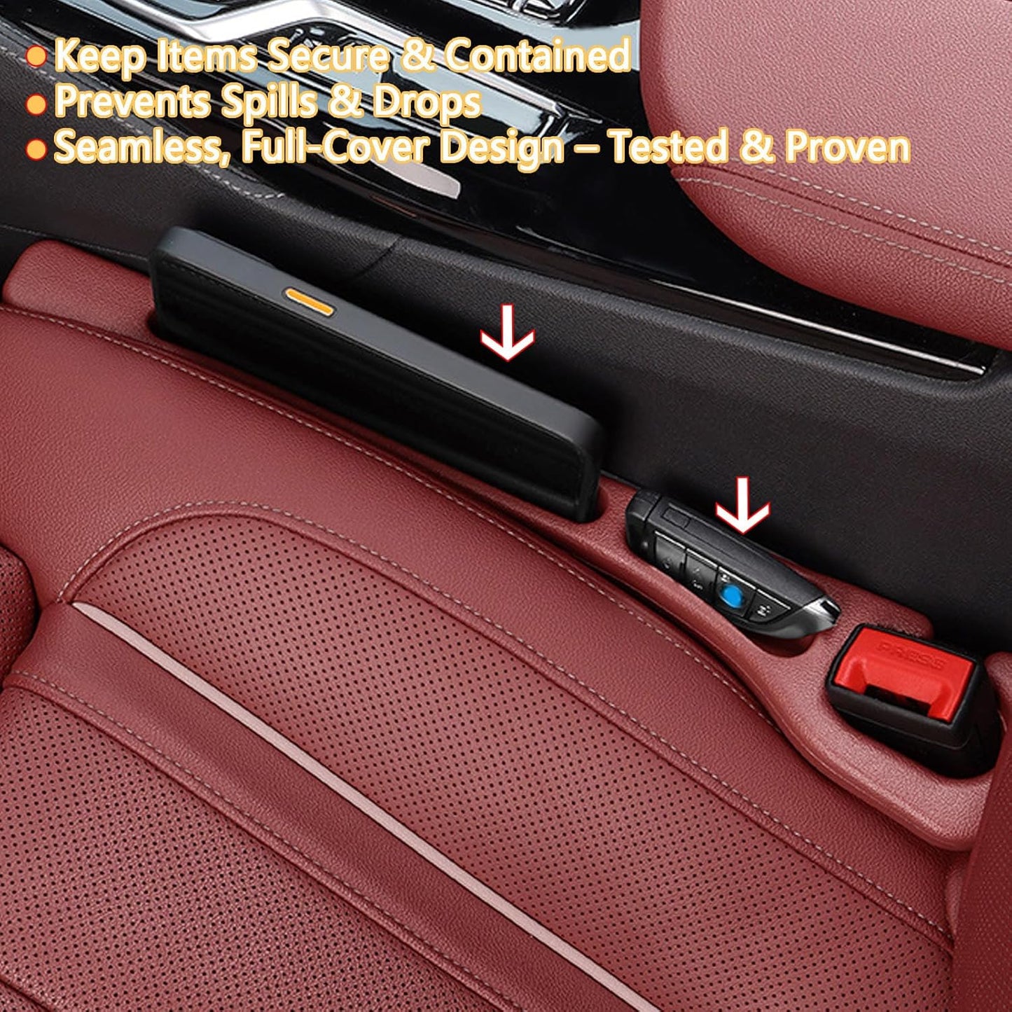 Car seat crevice filler organiser 2 pcs — view 4