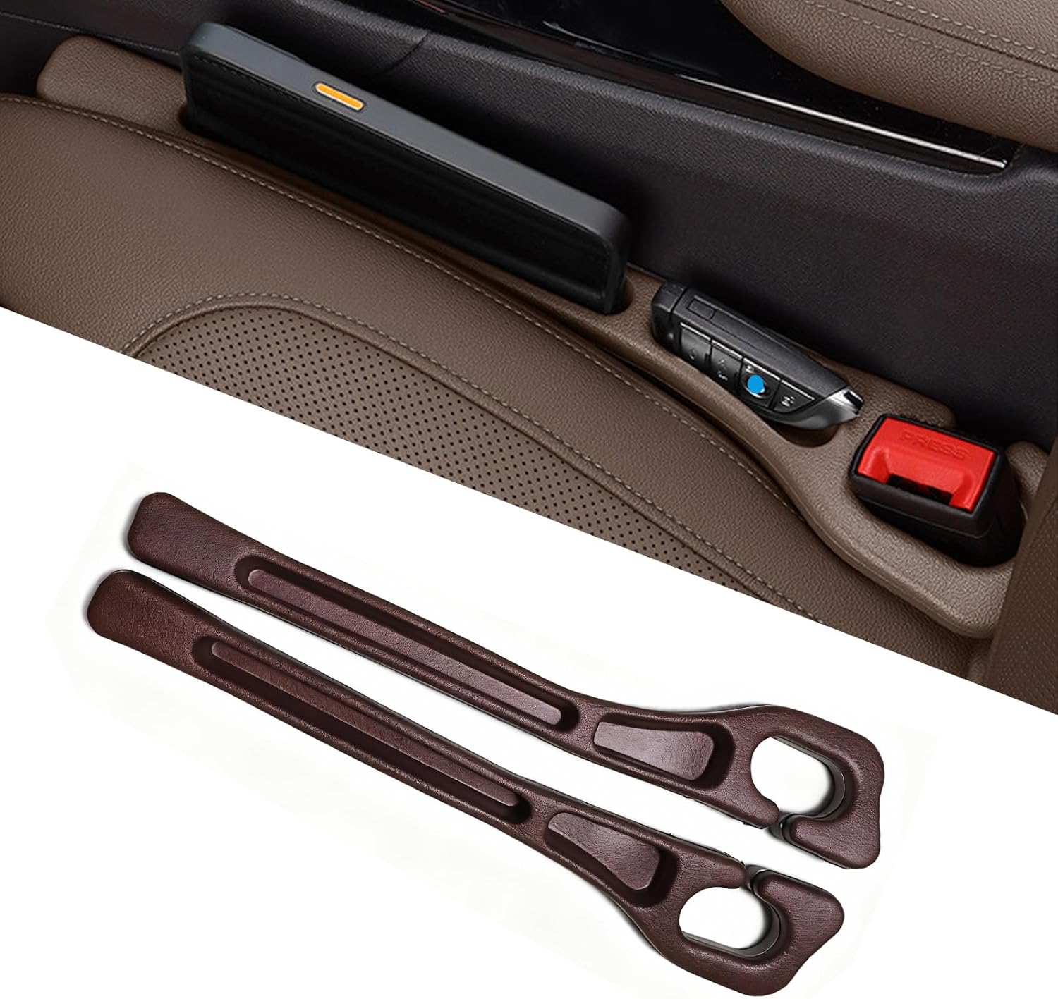 Car seat crevice filler organiser 2 pcs — view 11