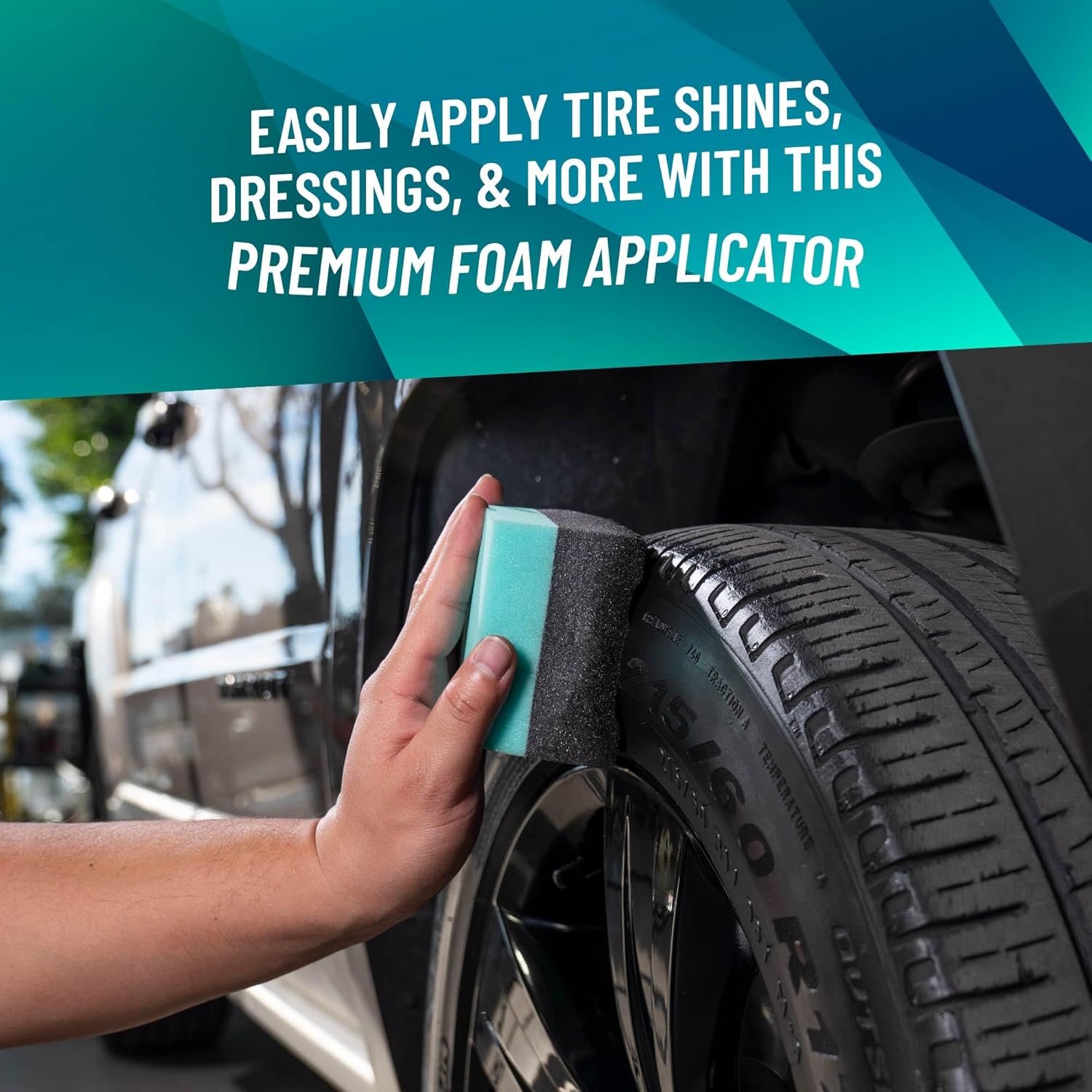 Tyre shine applicator foam pads, pack of 4 — view 3