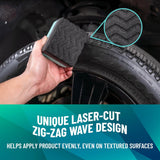 Tyre shine applicator foam pads, pack of 4 — view 4