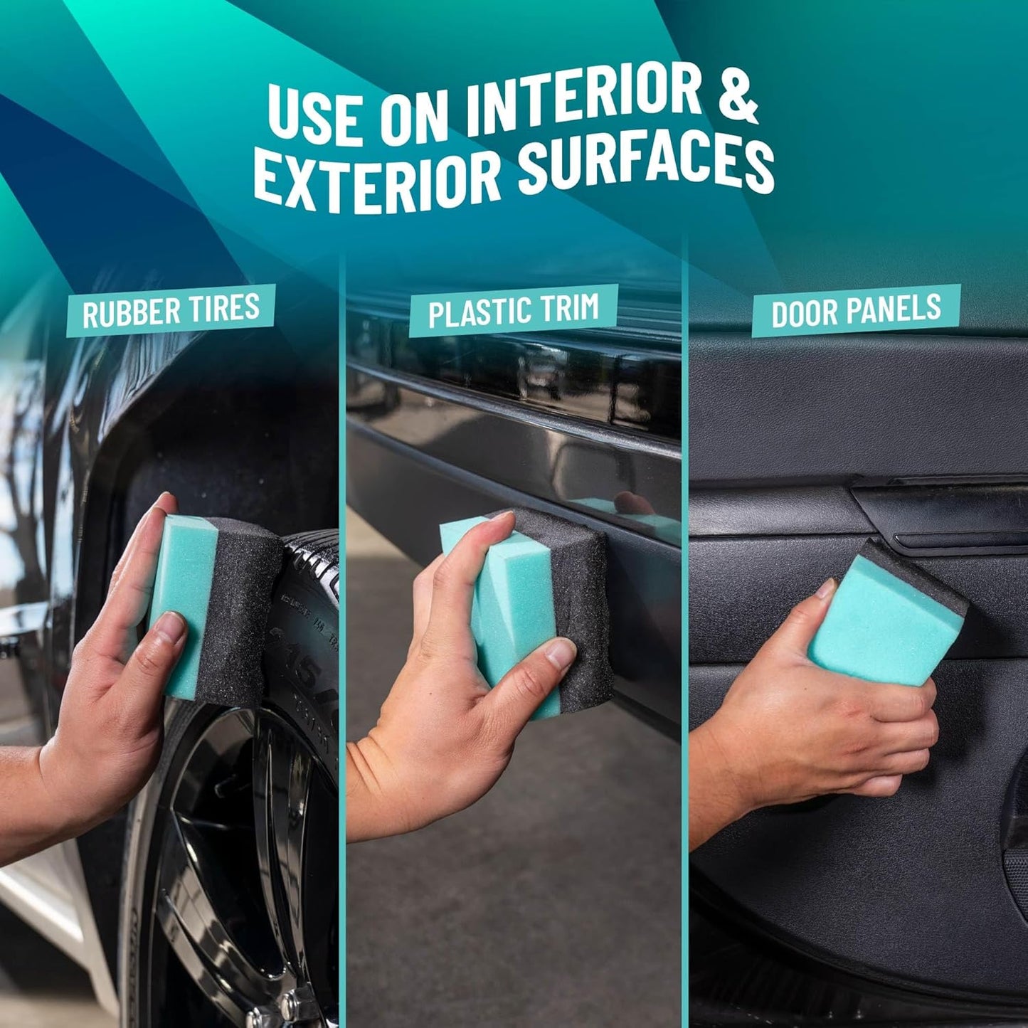Tyre shine applicator foam pads, pack of 4 — view 6