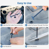 Nylon universal cable buckle for car — view 5