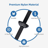 Nylon universal cable buckle for car — view 7