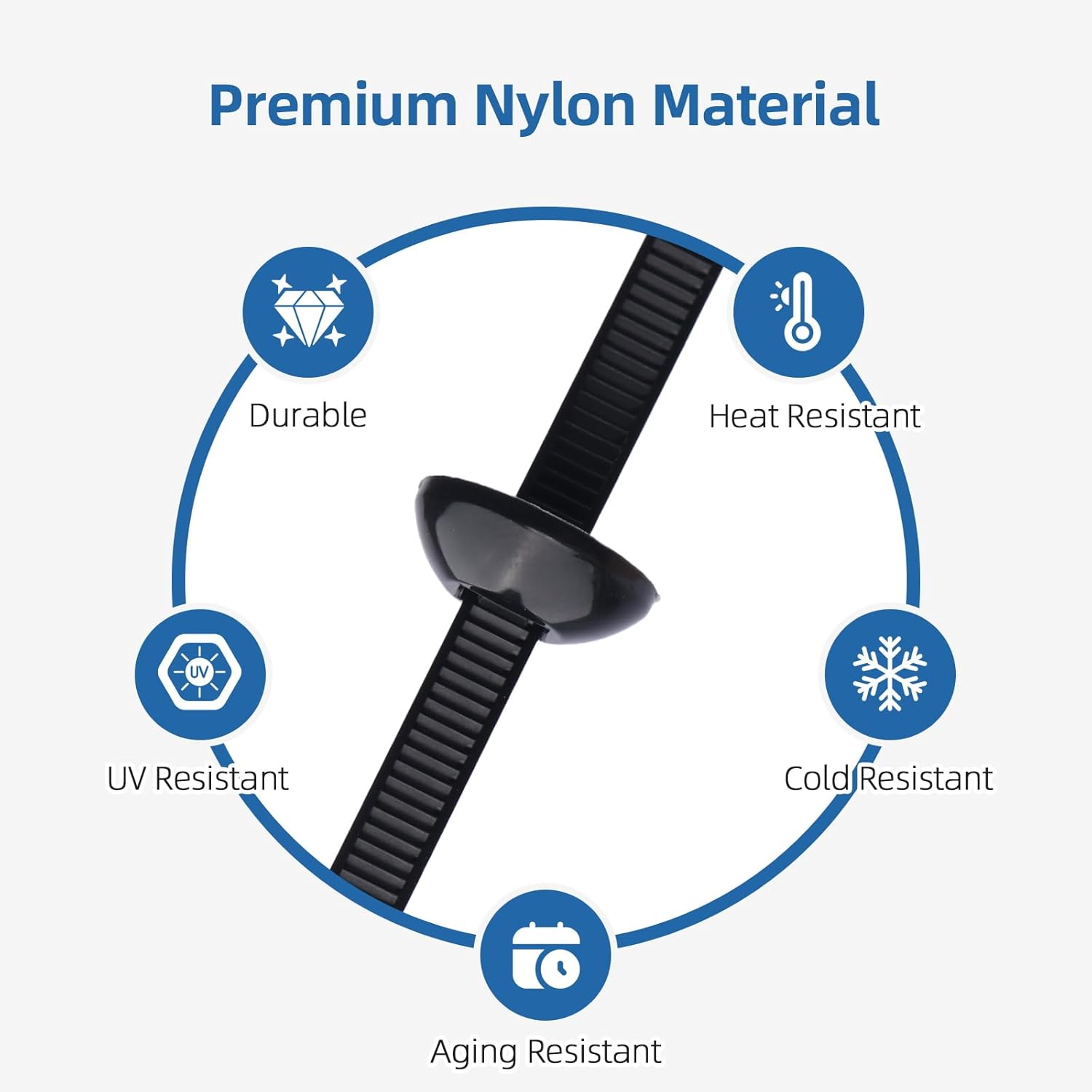 Nylon universal cable buckle for car — view 7