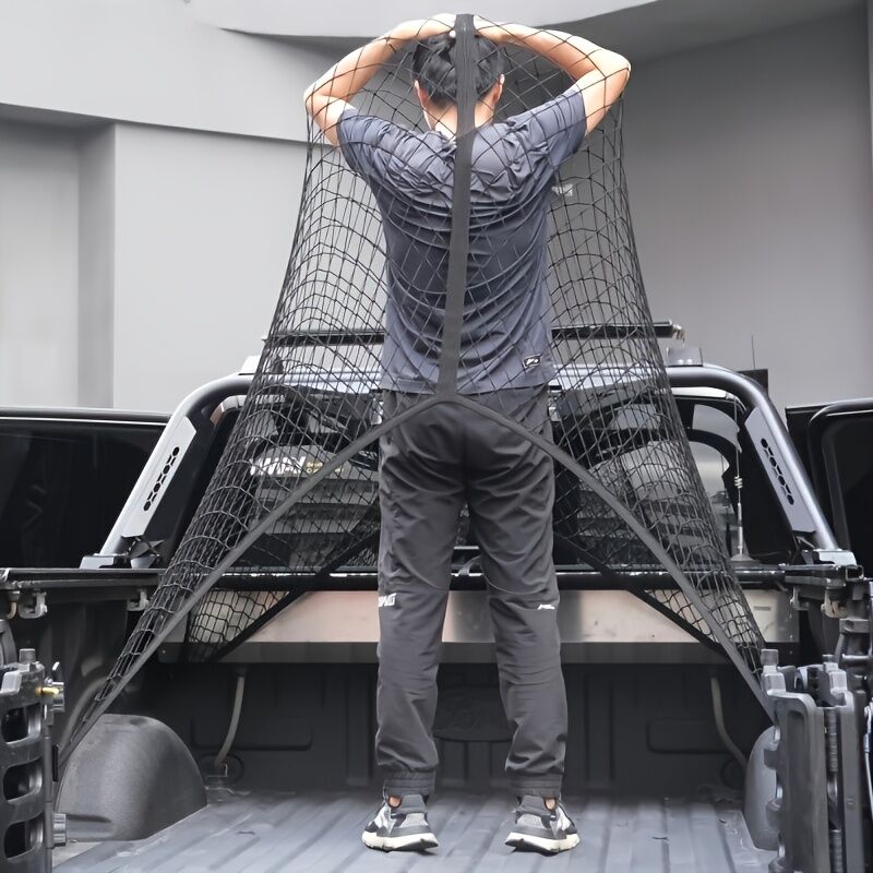 High-elasticity truck bed net, cargo — view 3