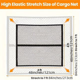 High-elasticity truck bed net, cargo — view 4