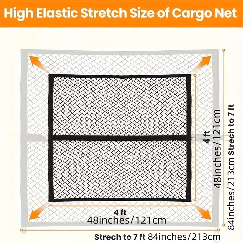 High-elasticity truck bed net, cargo — view 4