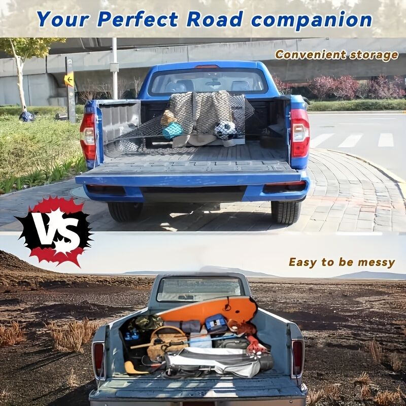 High-elasticity truck bed net, cargo — view 7