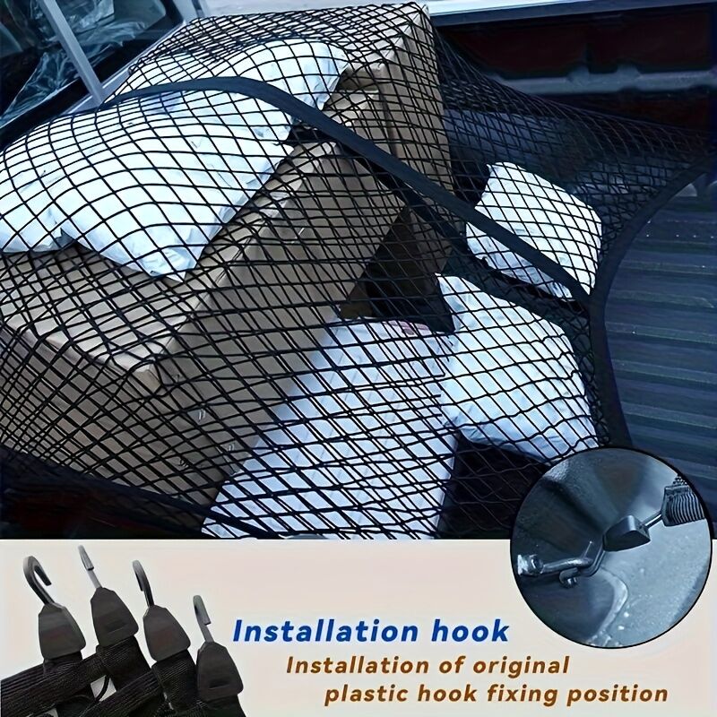 High-elasticity truck bed net, cargo — view 10