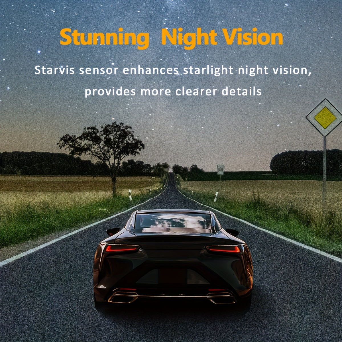 Triple lens dash cam 32GB 1080P HD — view 5