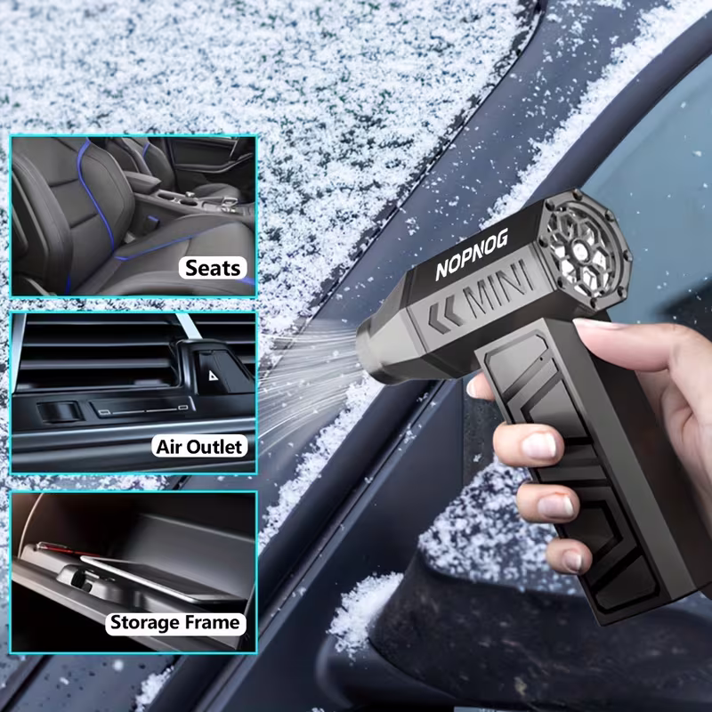 Car wireless snow blower 130,000 RPM turbine — view 4