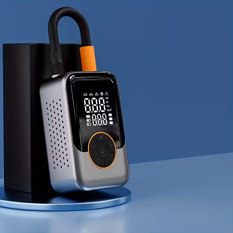 Portable wireless air compressor tyre pump — view 3
