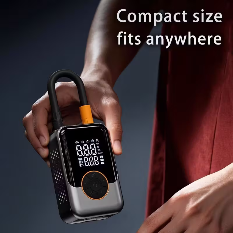 Portable wireless air compressor tyre pump — view 4