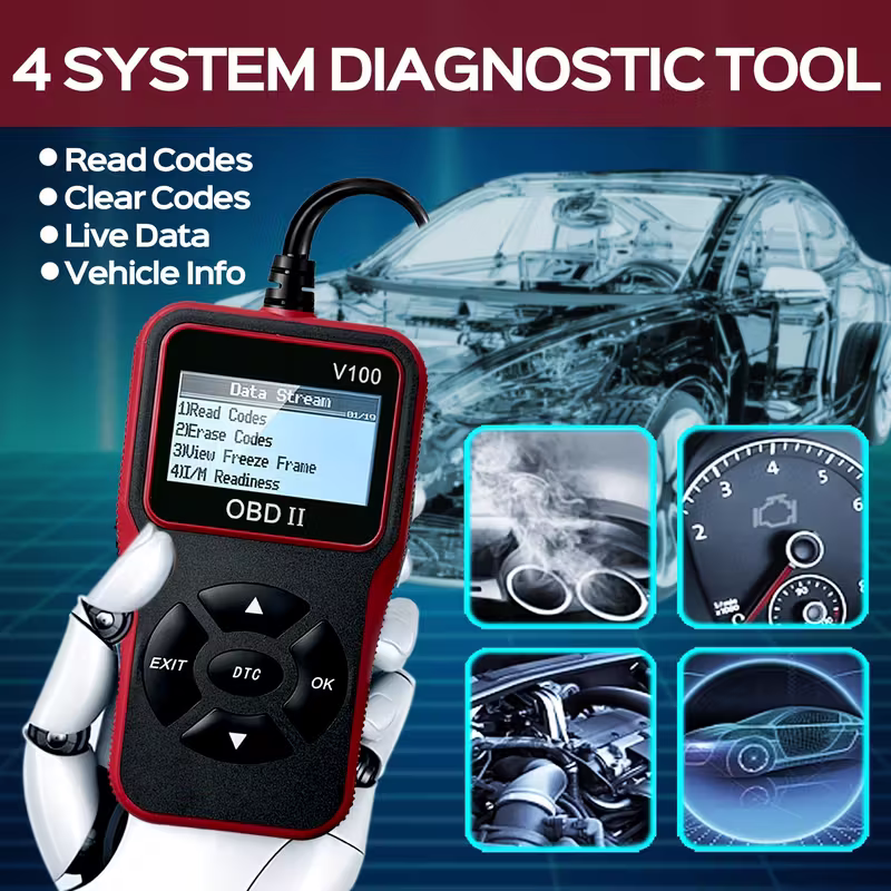 OBD2 fault diagnosis engine code reader — view 4