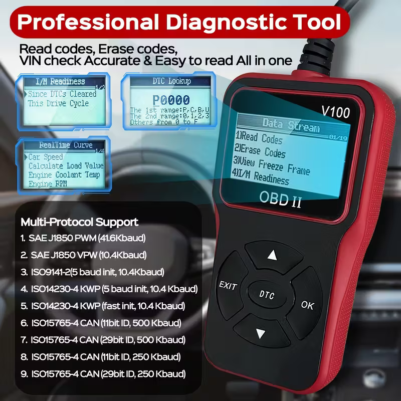 OBD2 fault diagnosis engine code reader — view 8
