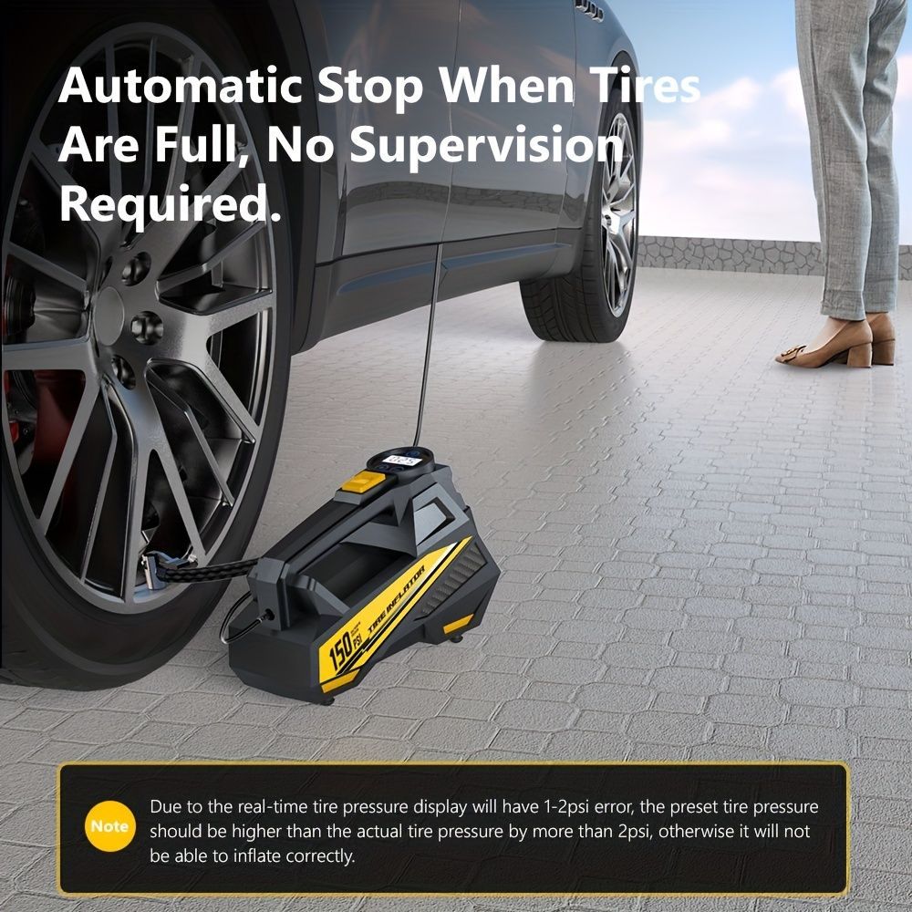 CaRSun 12V portable tyre inflator — view 7