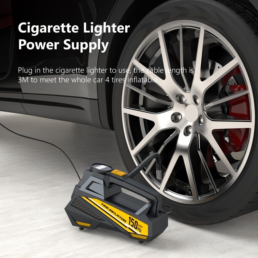 CaRSun 12V portable tyre inflator — view 8