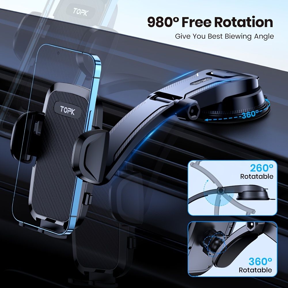 TOPK car phone holder — view 5