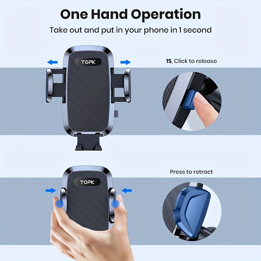 TOPK car phone holder — view 6