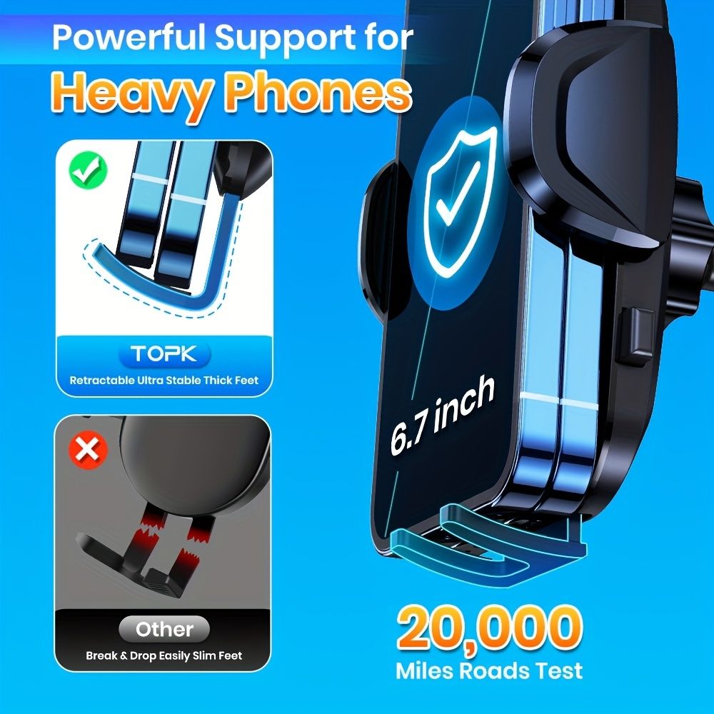 TOPK car phone holder — view 7