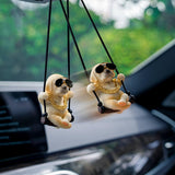Cute Swinging Labrador Car Mirror — view 5