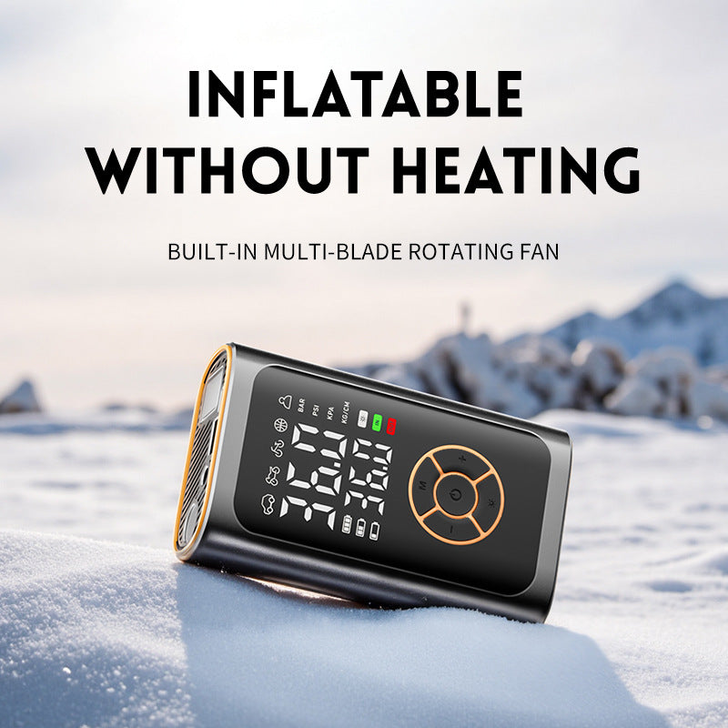 Wireless tyre inflator with digital display black — view 6