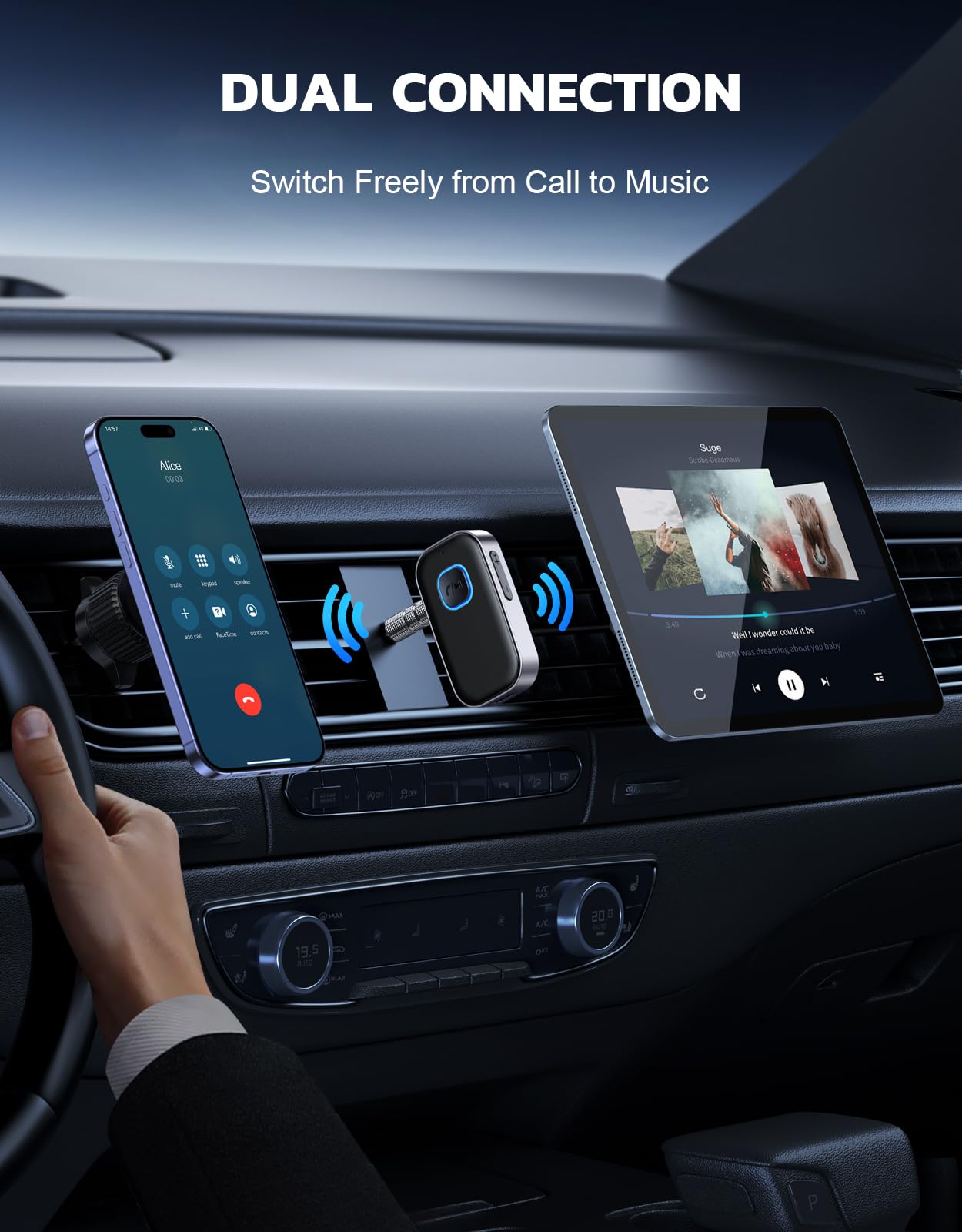 Bluetooth 5.3 AUX audio receiver — view 6
