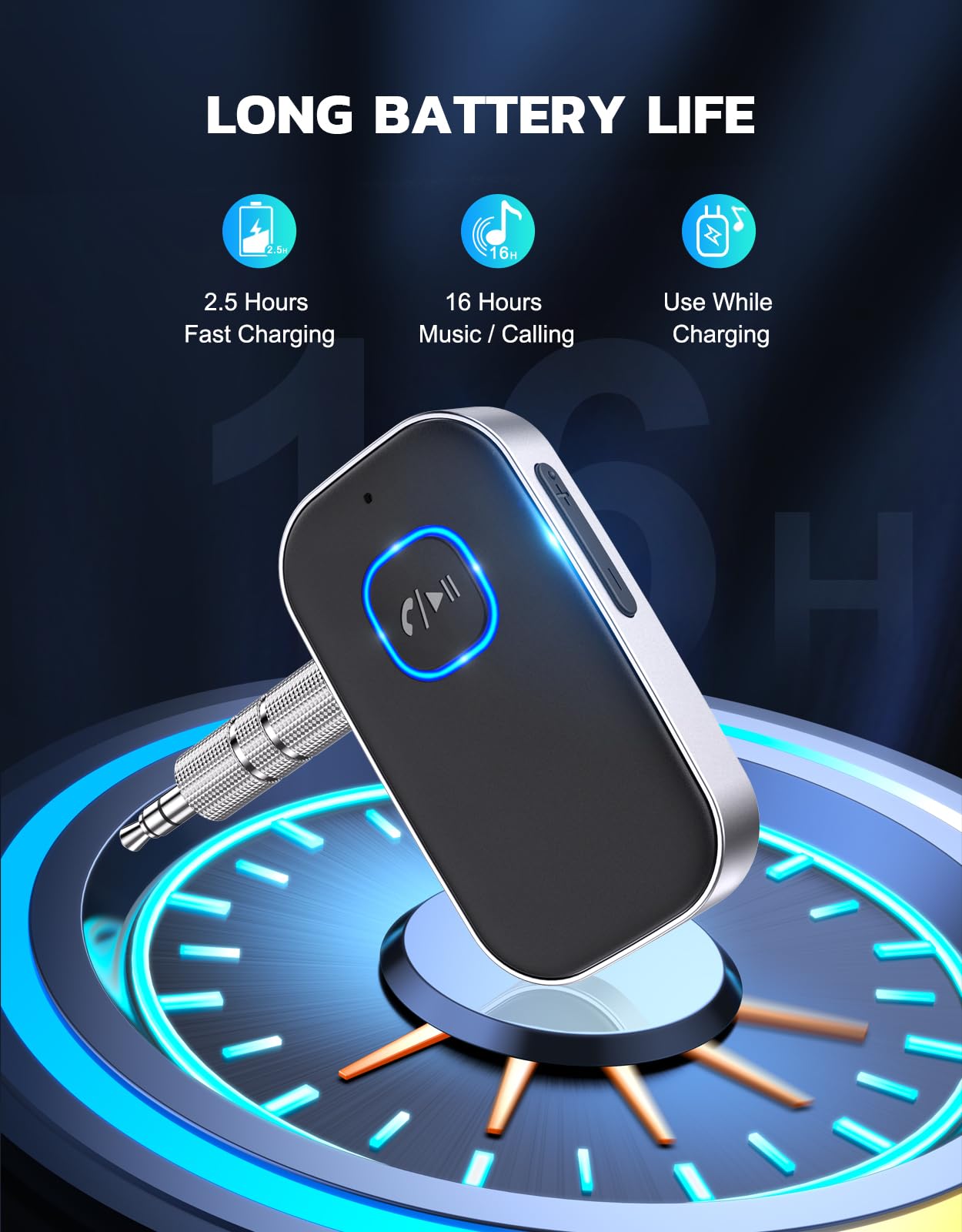 Bluetooth 5.3 AUX audio receiver — view 7