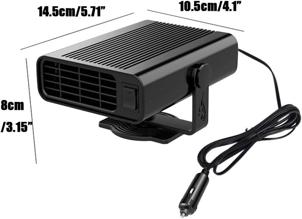 12V 120W Portable Car Heater and Defroster — view 5