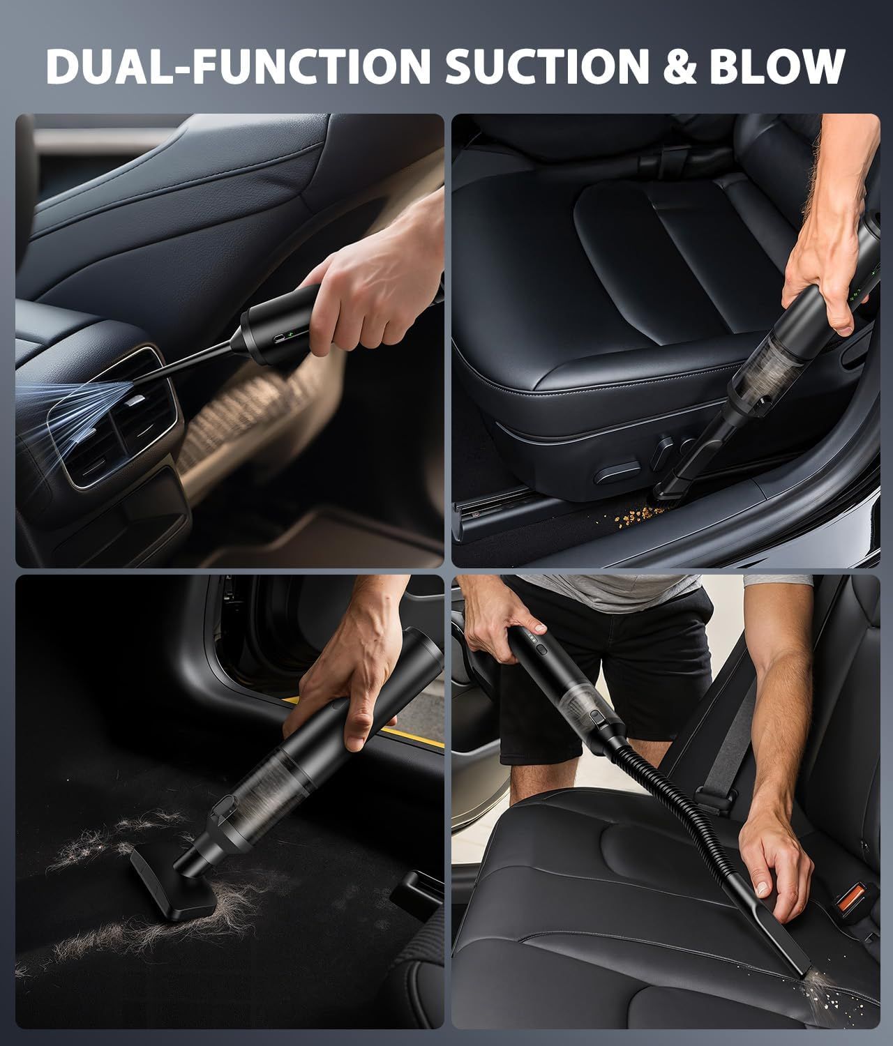 4-in-1 Cordless Handheld Vacuum with Suction — view 4