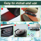 Black USB car seat cooling fan 3-speed — view 7