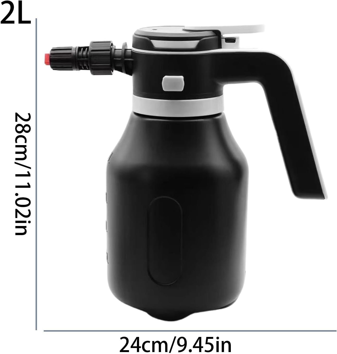 Rechargeable electric foam sprayer black — view 9