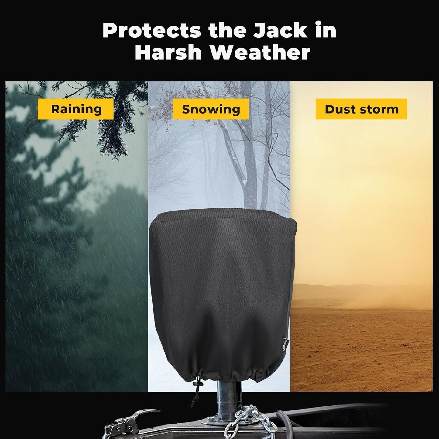 Heavy-Duty 2-Layer 600D Polyester Jack Cover — view 3