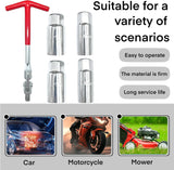 Universal T-handle spark plug wrench set — view 8