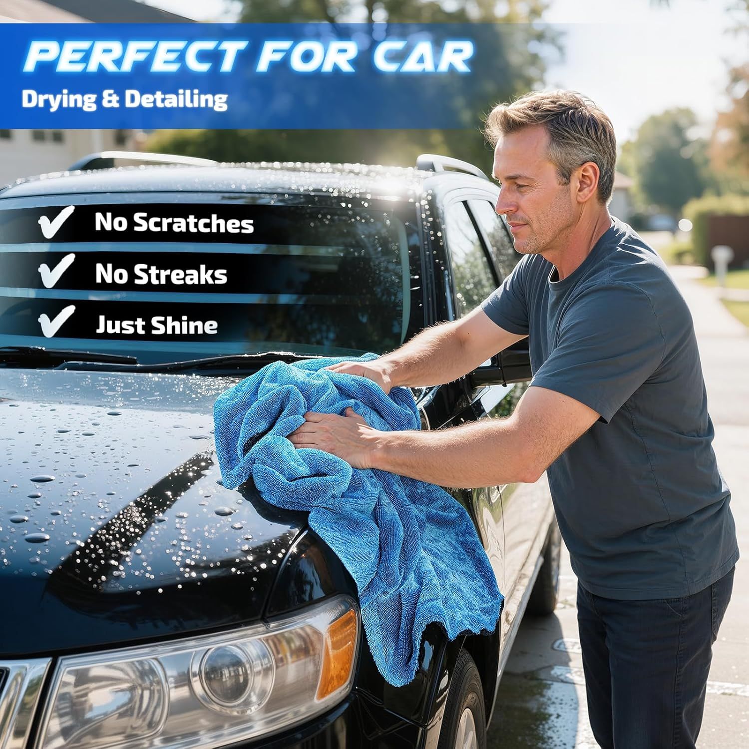 1200 GSM Car Drying Towels — view 7