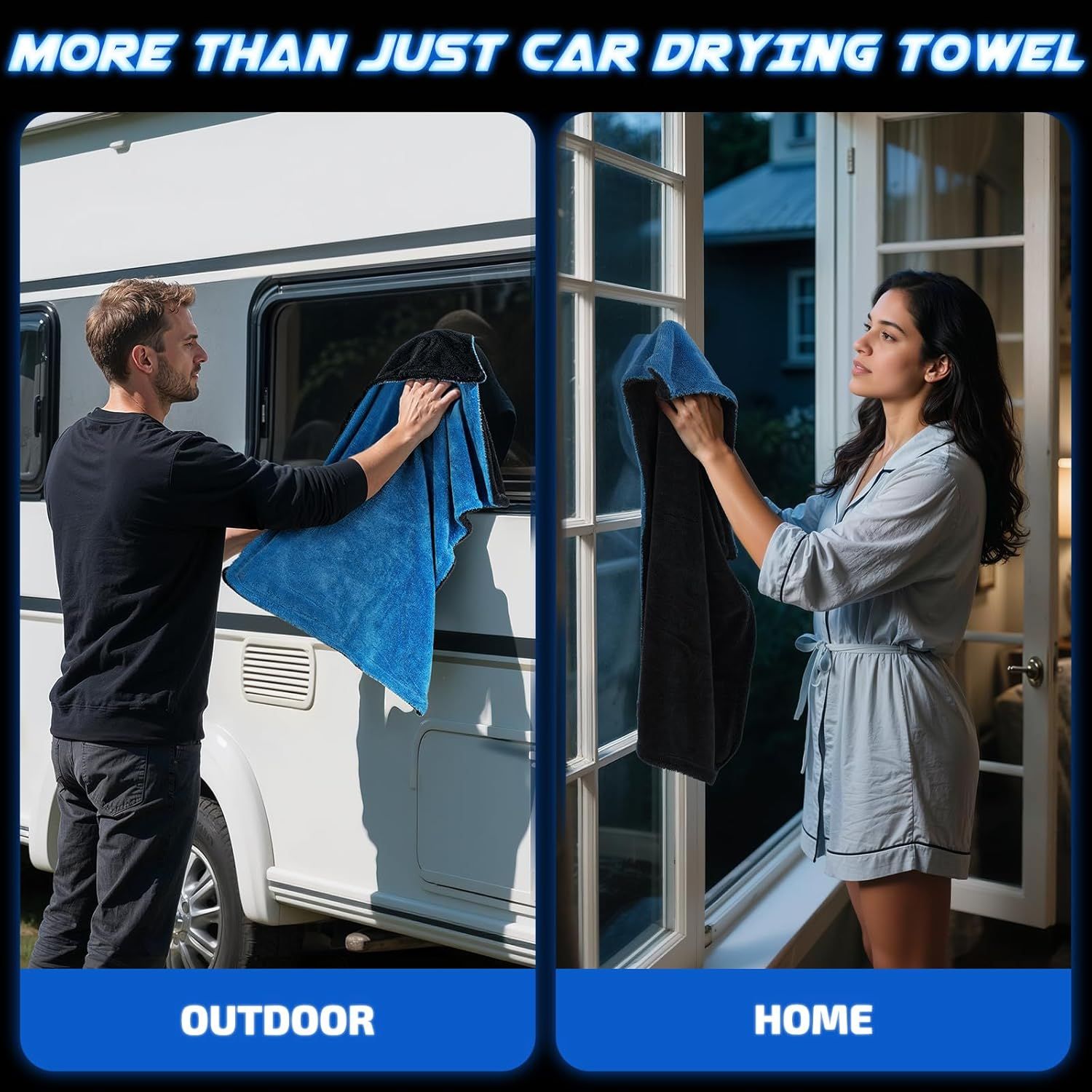 1200 GSM Car Drying Towels — view 9
