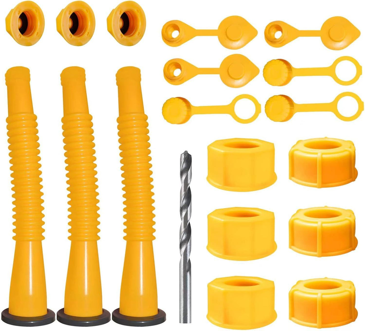 3-Pack Fuel Can Spout Kit with Flexible — view 2