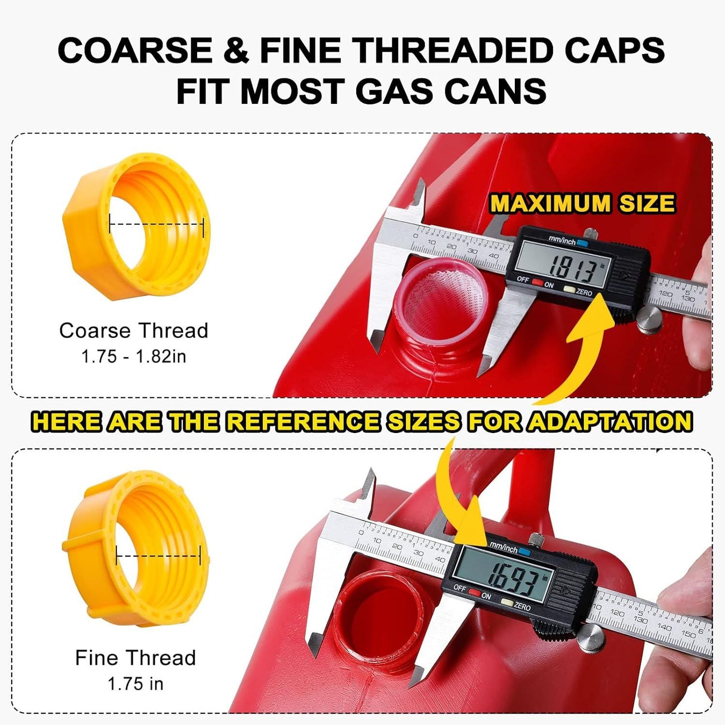 3-Pack Fuel Can Spout Kit with Flexible — view 3
