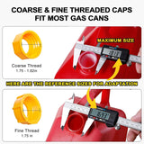 3-Pack Fuel Can Spout Kit with Flexible — view 3