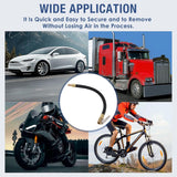 2PCS Tyre Inflator Extension Hose with Quick — view 5